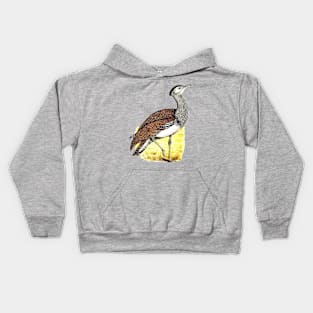 Kori Bustard by C. G. Finch-Davies Kids Hoodie